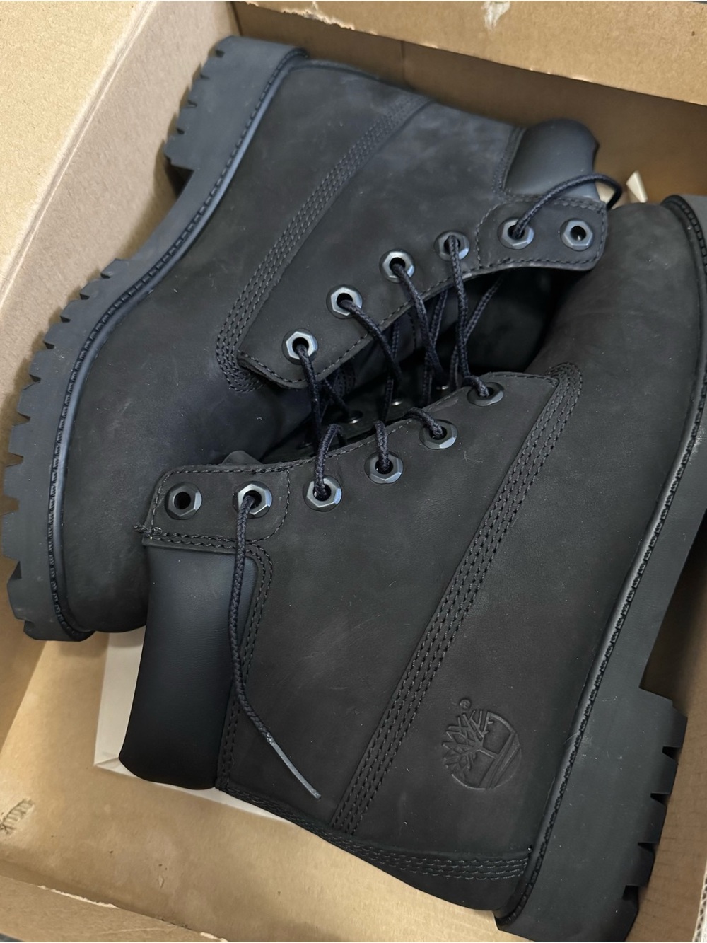 Timberland Black Nubuck Boots